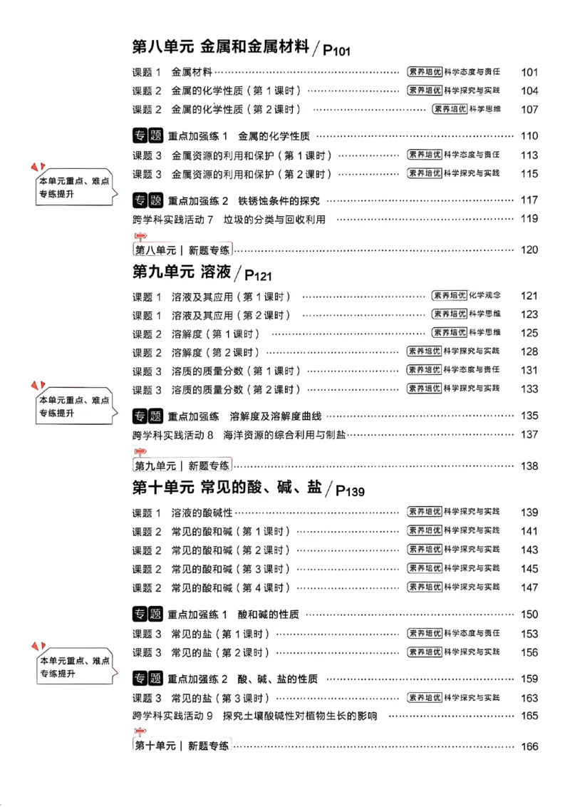 《2026秋《课课帮》9全化学（人教版）_2026秋初中教辅合集_2027学习之星_2027《学习之星•课课帮》9全化学（人教版）》第5页预览