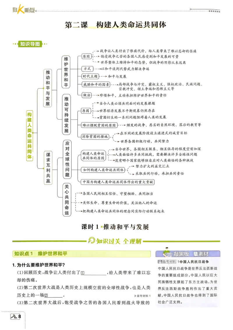 《2026《初中必刷题》道法9下狂K重点_2026版初中《必刷题》7-9年级上下册册（全科）（多版本合集）_初中必刷题下册_2026版初中《必刷题》9年级下册（全科）》第10页预览