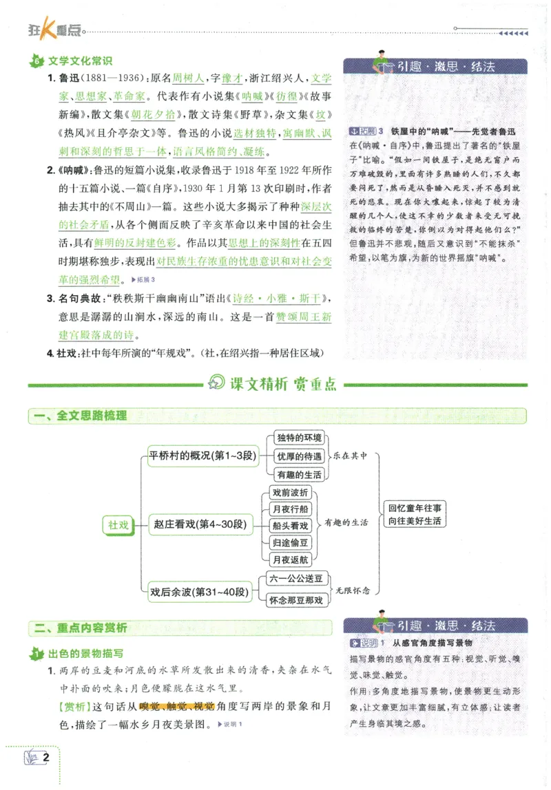 《2026春《初中必刷题》语文RJ8下狂K重点_2026版初中《必刷题》7-9年级上下册册（全科）（多版本合集）_初中必刷题下册_2026版初中《必刷题》8年级下册（全科）》第6页预览