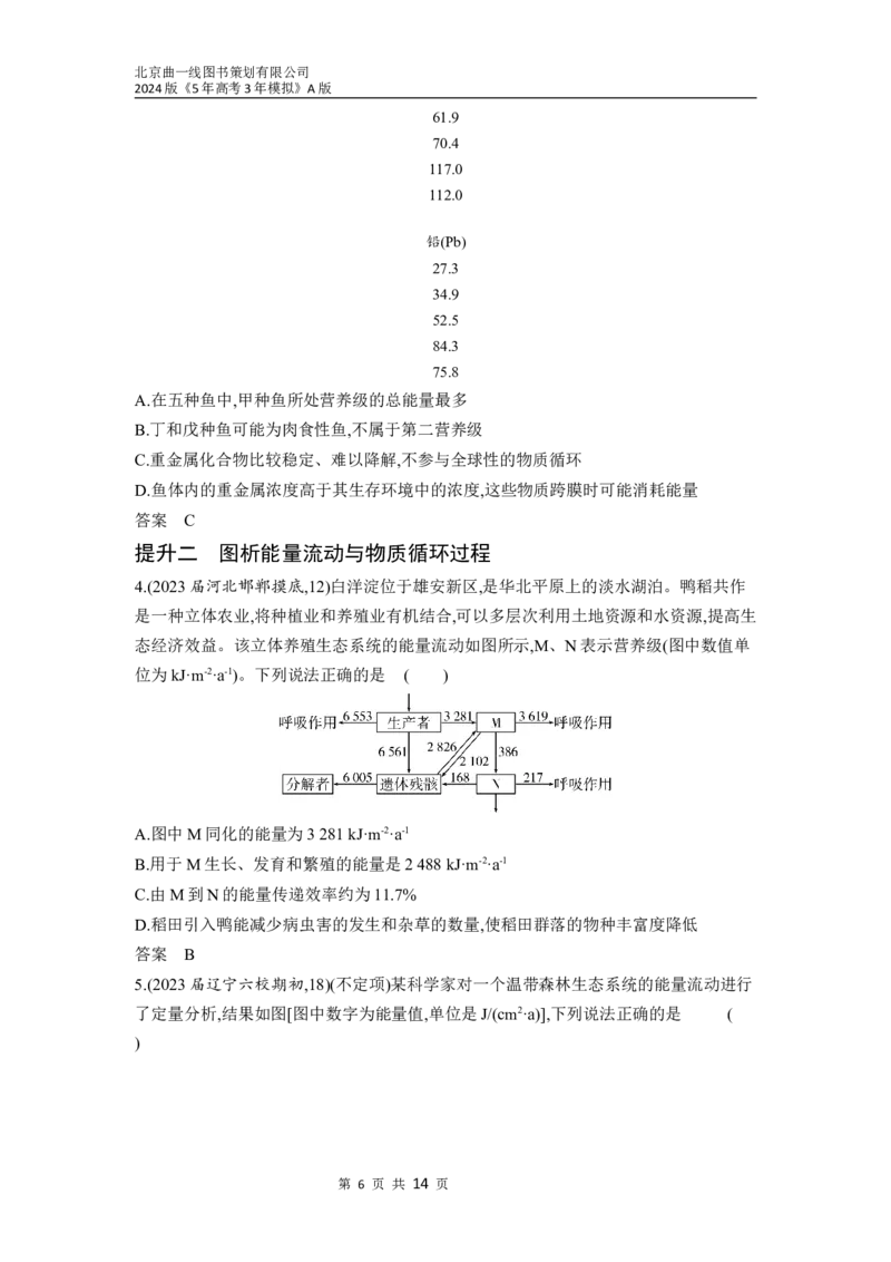 《1_23-专题二十三　生态系统及其稳定性（分层集训word）_2024版教学资源包_2024版.新高考版生物.5·3A版_23_专题二十三生态系统及其稳定性_3_习题WORD》第6页预览