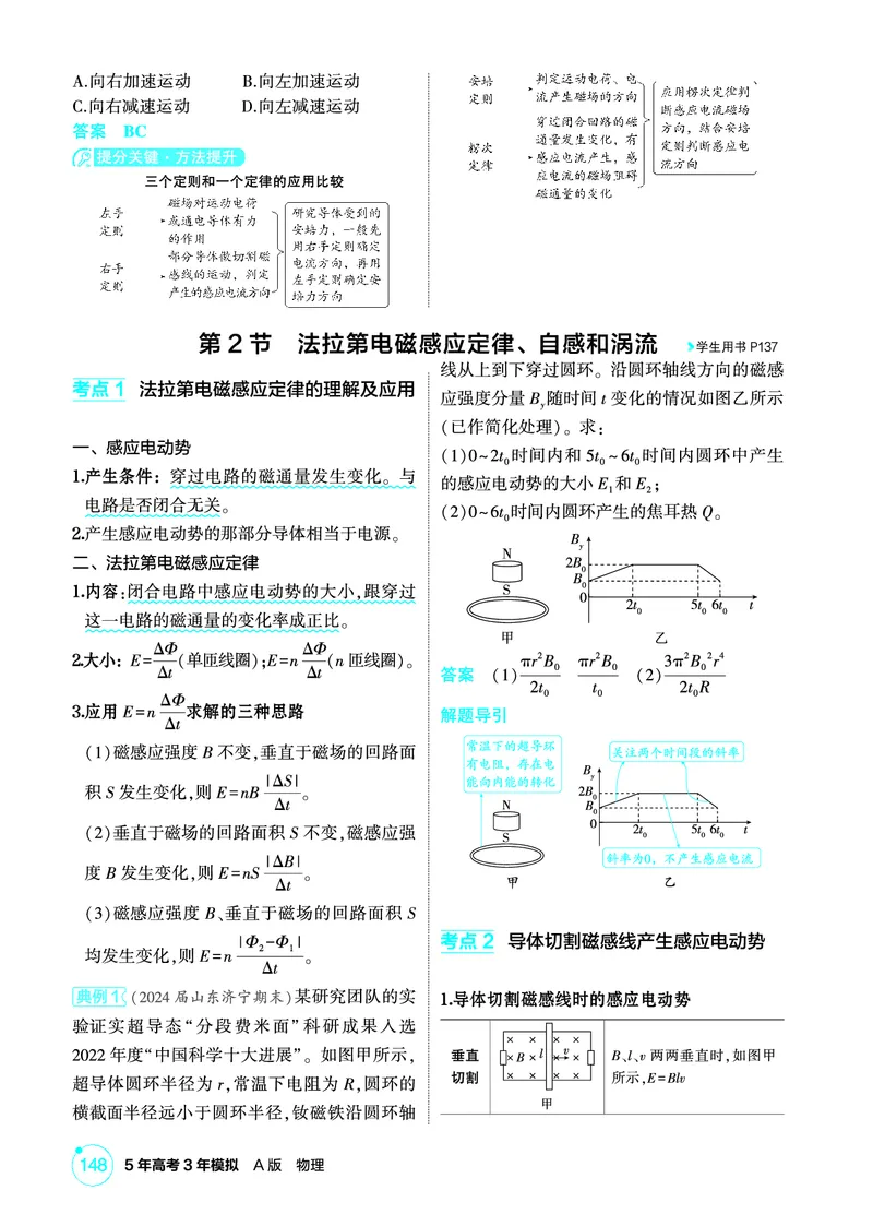 《1_精讲册PDF12-第12章电磁感应_2026版教学资源包_202653高考总复习A版_新高考_物理_教师A版2026年.新高考版.物理.53_二、教师用书PDF_第12章电磁感应_2_精讲册PDF》第3页预览