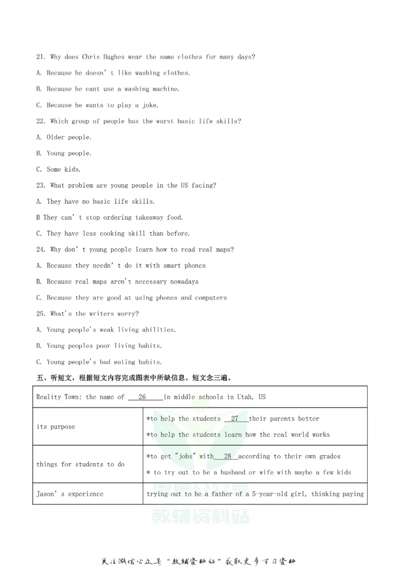 《2018四川省成都市中考英语真题及答案_初高中资料库_初中资料库（转存避免链接过期失效）_初中英语》第2页预览