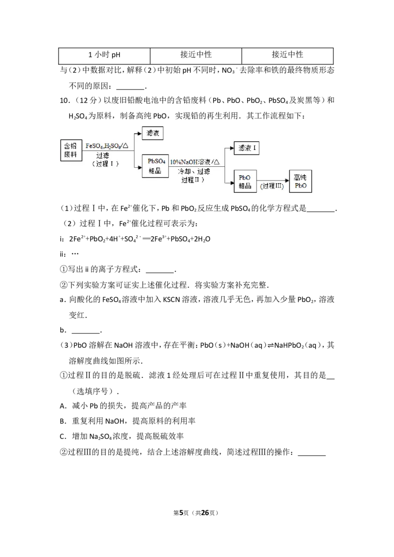 《2016年北京市高考化学试卷（含解析版）(1)_高考一二三轮复习_化学_2027年高考化学专项复习_2008年-2026年化学高考真题-G427_2008-2020年高考_地方卷_北京高考化学2008-2020_A4word版》第5页预览