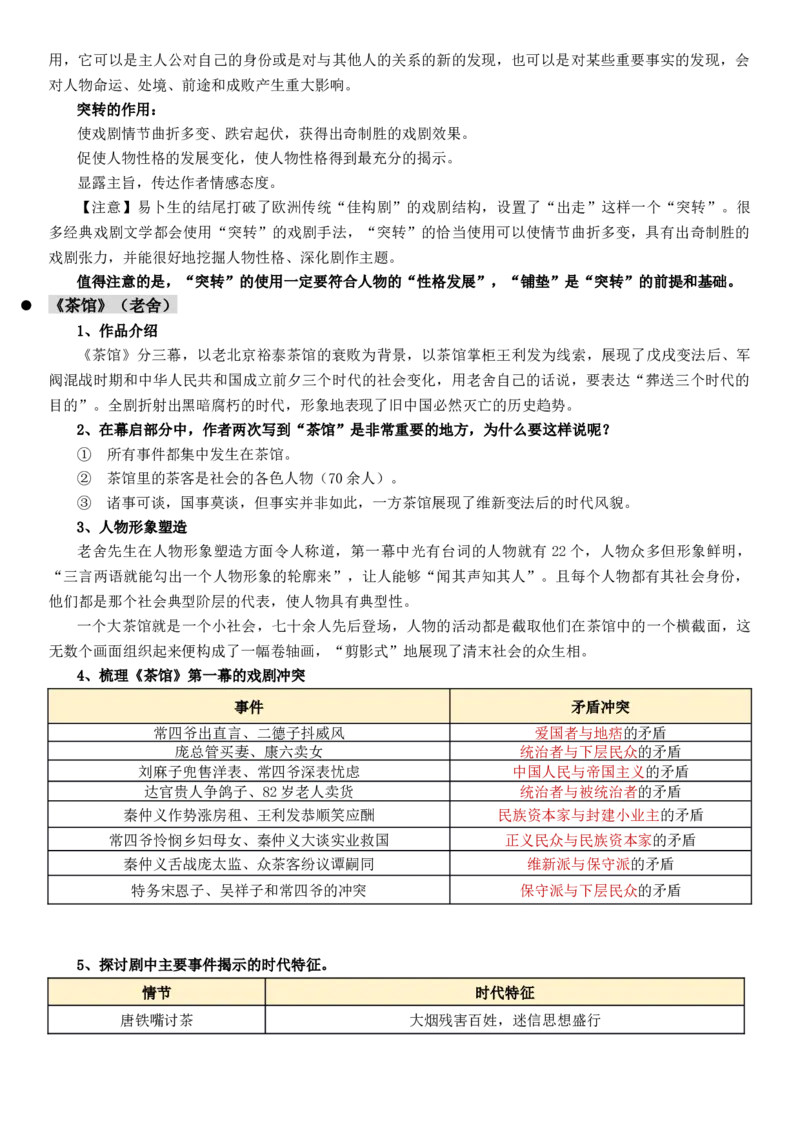 《高考语文复习：戏剧阅读与鉴赏_专项复习_2026年-语文专项复习_372026年新高考语文专题复习考点前沿+教考衔接》第8页预览