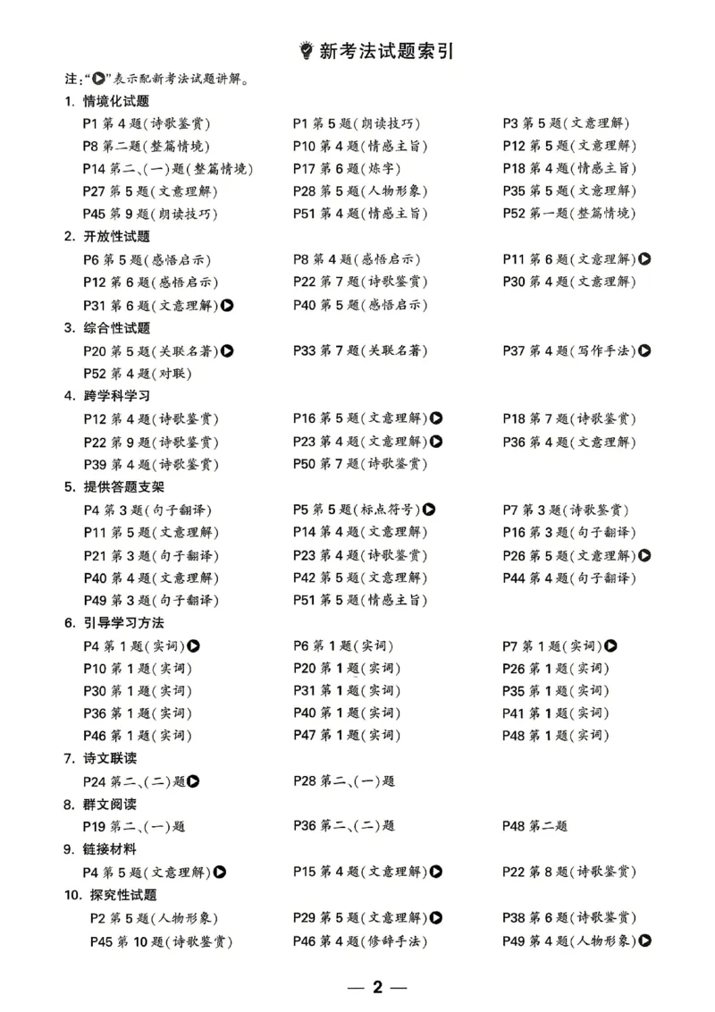 《2027《万唯中考•文言文阅读》一文一练(第6版)_2026秋初中教辅合集_2027初中万唯_2027《万唯•初中文言文完全解读与中考新考点》789年级(第6版)（语文）》第3页预览