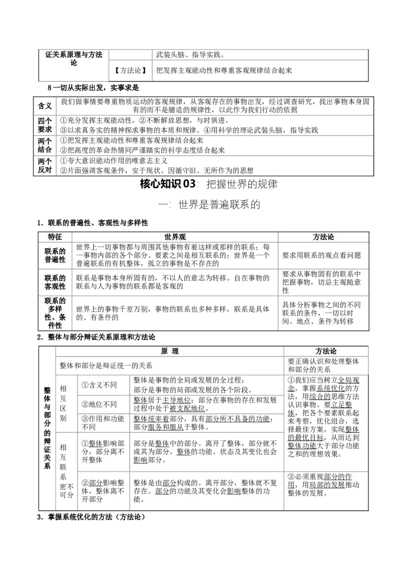 《提分攻略04《哲学与文化》核心考点突破(全国通用)(教师版)_zheng治_2026年-政治高考专项复习》第8页预览