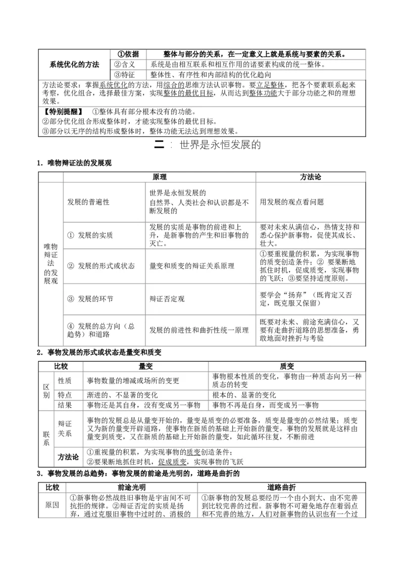 《提分攻略04《哲学与文化》核心考点突破(全国通用)(教师版)_zheng治_2026年-政治高考专项复习》第9页预览