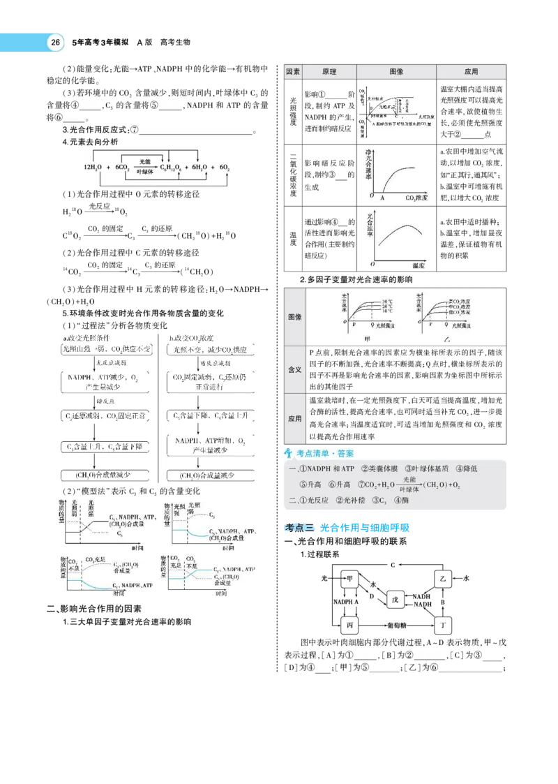 《1_22版专题６　光合作用(1)_2023版教学资源包_2023版新高考版选考总复习生物5·3A版_6_专题六光合作用_7_专题考点精析》第2页预览