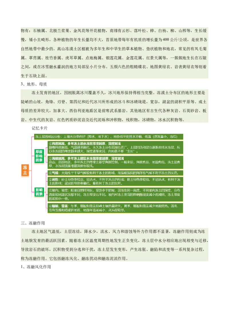 《专题20冻土(重难专练)(全国通用浙江专用)(学生版)_地理_2026年-地理高考专项复习_2026年高考地理重难点讲义专练(新高考通用)-G102_2026版》第4页预览