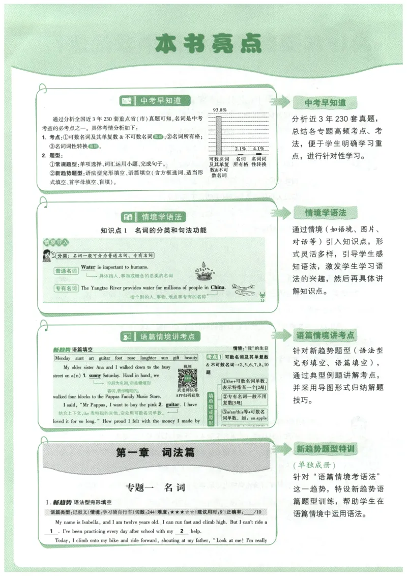 《2027《万唯中考•初中英语语法新趋势》第7版_2026秋初中教辅合集_2027初中万唯_2027《万唯中考•初中英语语法与中考新趋势》第7版》第6页预览