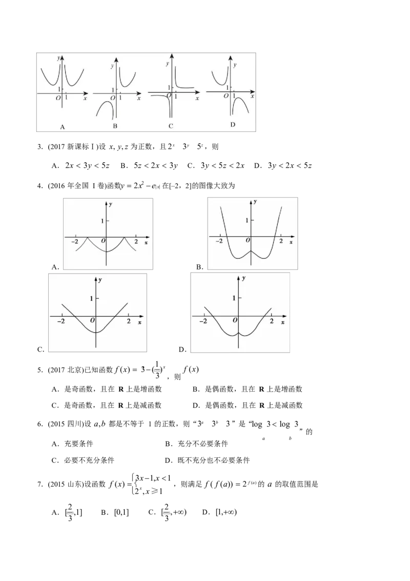 《2011-2020年高考数学真题分专题训练专题06基本初等函数（学生版）_初高中资料库_高中资料库（转存避免链接过期失效）_高中数学》第3页预览