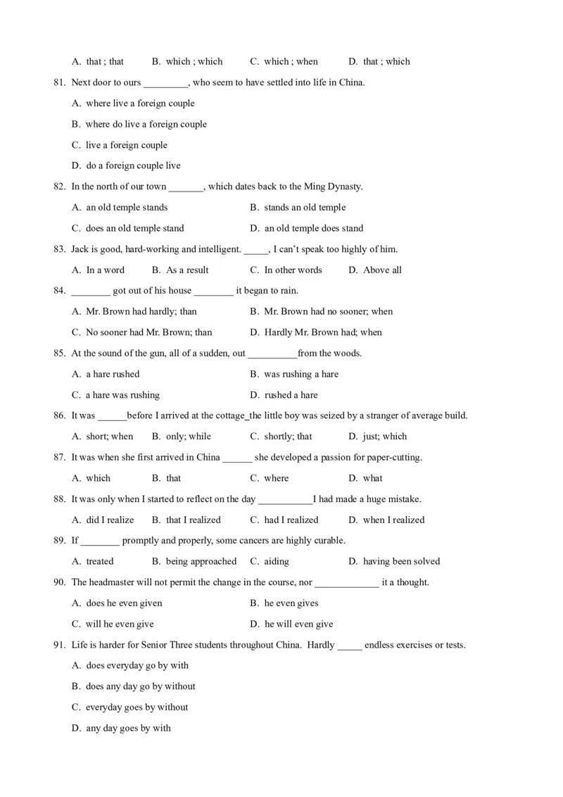 《10特殊句式考查要点及应对策略(解析版)_英语(2)_一轮复习_2024年_2024高考英语一轮复习小题大题微技能精析精练(新高考版)_资料》第10页预览