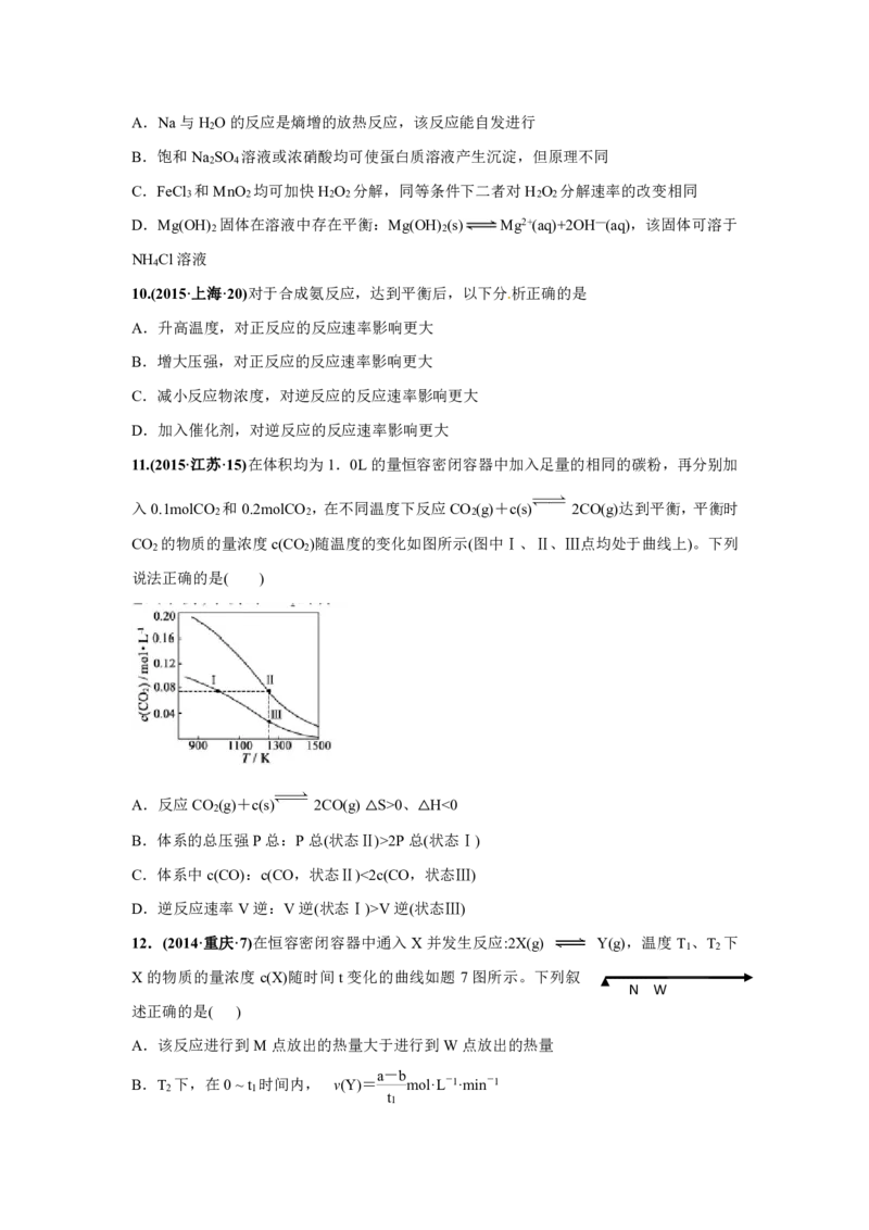 《2010-2019年高考化学真题分类训练专题06化学反应速率和化学平衡（学生版不含答案）_初高中资料库_高中资料库（转存避免链接过期失效）_高中化学》第5页预览
