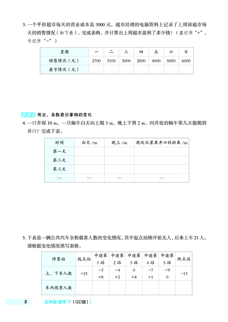 《五年级（下）数学极速提分法《青岛版63》_5年级下册同步教辅_5下数学_五下数学青岛63版试卷》第3页预览