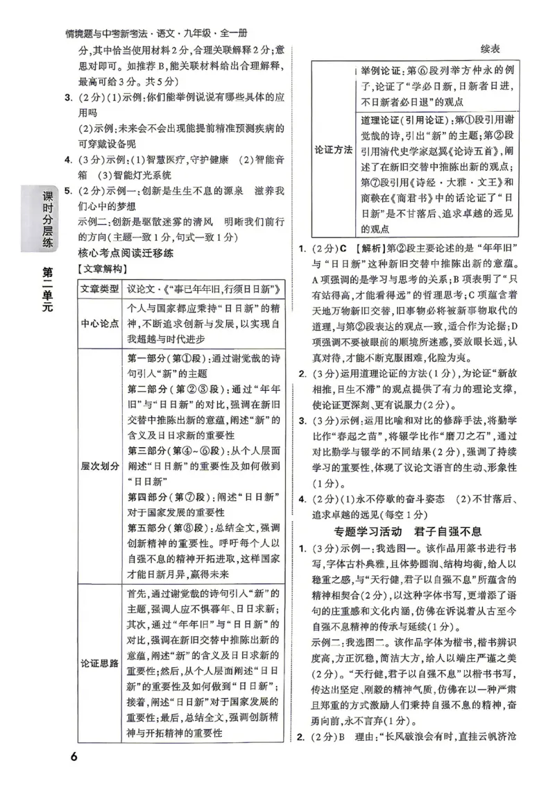 《2027《万唯中考•情境题与新考法》语文语9全详解详析_2026秋初中教辅合集_2027初中万唯_2027《万唯情境题与新考法》9全语文》第8页预览