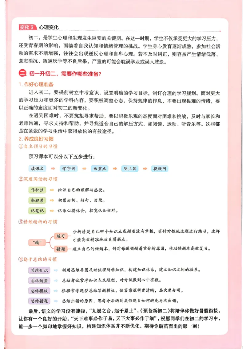《2026秋《一本•预备新初二》语文__2026秋初中教辅合集_2027一本系列_2027《一本•预备新初二》语文》第4页预览