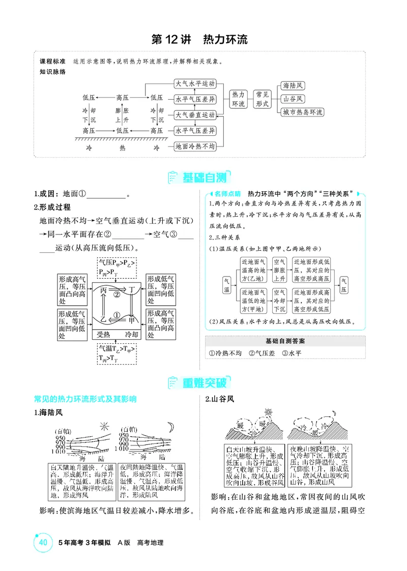 《1_精讲册第三章_2026版教学资源包_202653高考总复习A版_广东版_2026版.广东版.选考总复习.地理.5·3A版_第三章地球上的大气_2_精讲册PDF》第6页预览