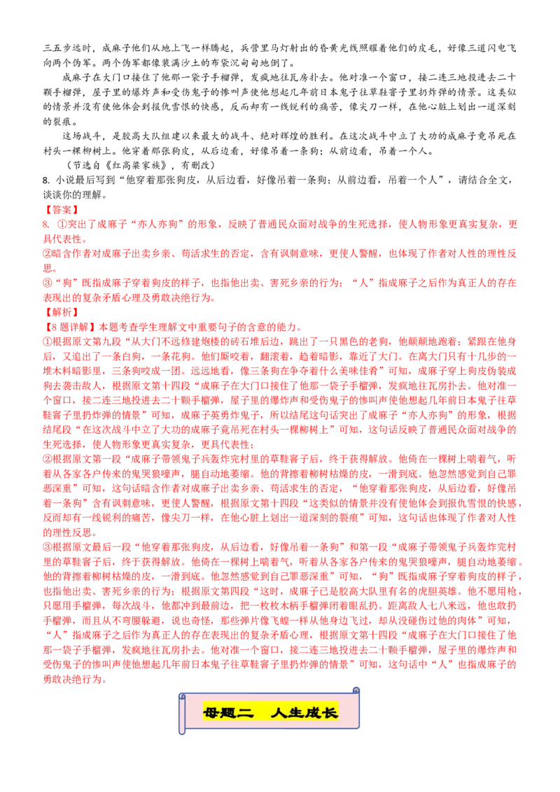 《高考现代文阅读----常见作品主题讲练_专项复习_2026年-语文专项复习_572026年高考小说阅读核心考点讲练》第7页预览