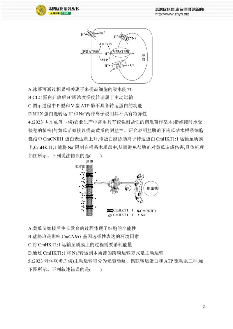 《2.物质出入细胞的方式_初高中资料库_高中资料库（转存避免链接过期失效）_高中生物》第2页预览