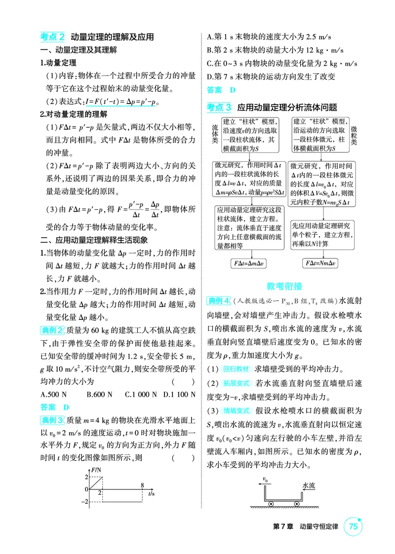 《1_精讲册PDF07-第7章动量守恒定律_2026版教学资源包_202653高考总复习A版_新高考_物理_教师A版2026年.新高考版.物理.53_二、教师用书PDF_第7章动量守恒定律_2_精讲册PDF》第2页预览