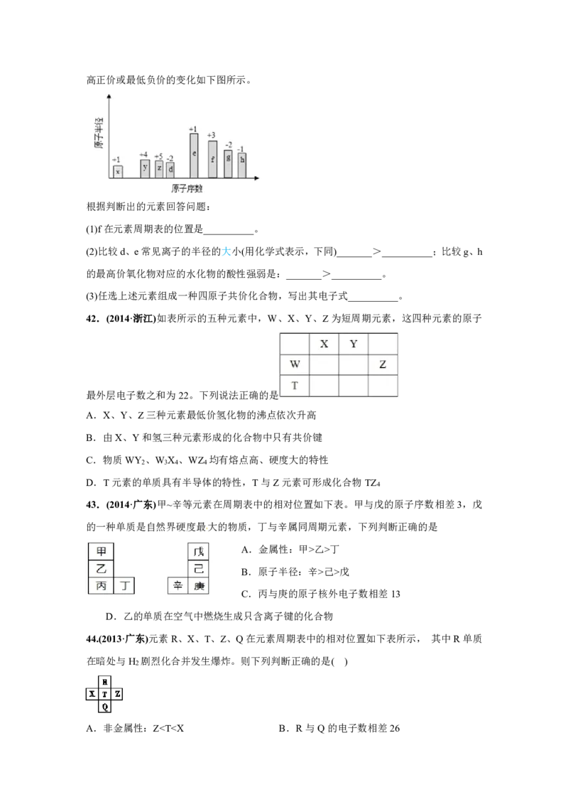 《2010-2019年高考化学真题分类训练专题05物质结构、元素周期律和元素周期表（学生版不含答案）_初高中资料库_高中资料库（转存避免链接过期失效）_高中化学》第10页预览
