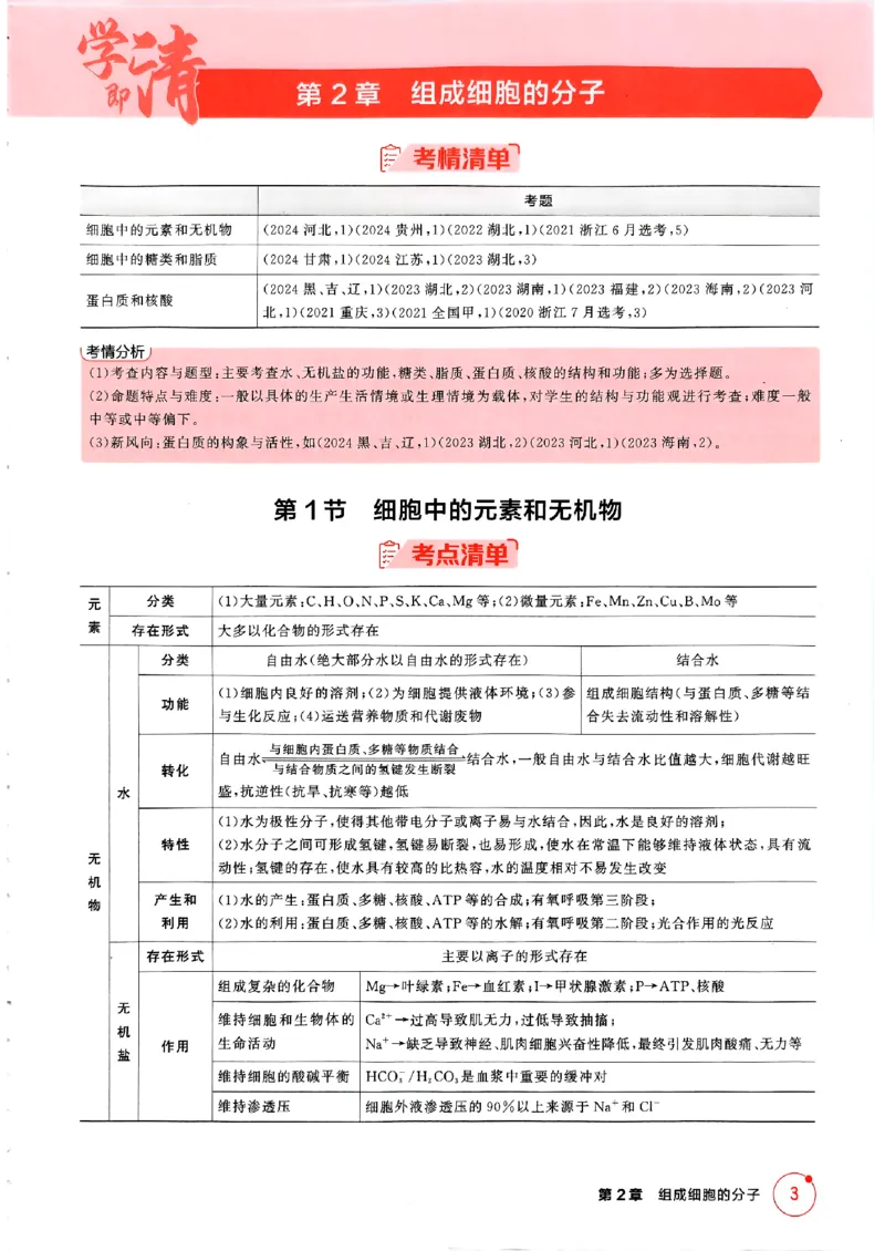 《2026新高考53A生物精讲册(1)_2026版教学资源包_202653高考总复习A版_新高考_生物_学生A版2026年.新高考版.生物.53》第9页预览
