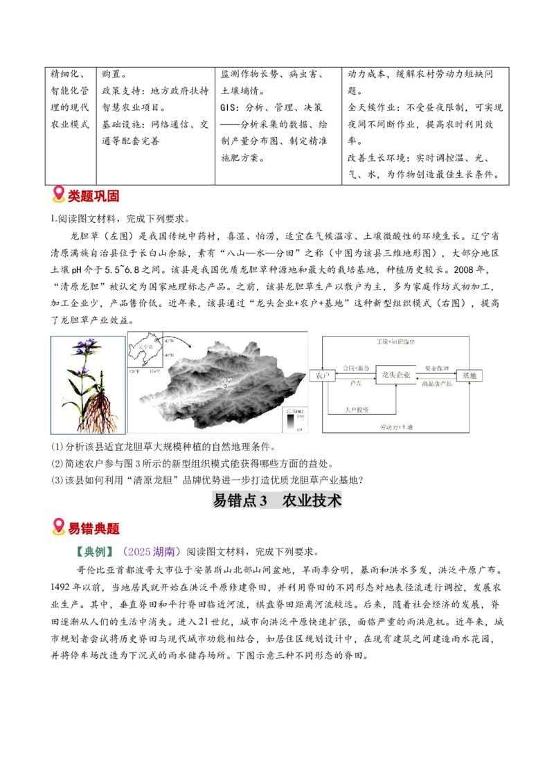 《易错07农业区位因素（学生版）_地理_2026年-地理高考专项复习_2026年高考地理重难点讲义专练（新高考通用）-G102_2026版》第8页预览
