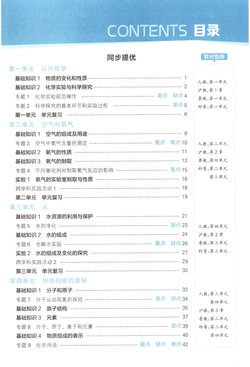 《2026秋《初中5星学霸》9全化学（人教）_2026秋初中教辅合集_2027经纶学霸_2027五星学霸_2026秋《初中5星学霸》9全化学（人教）》第5页预览