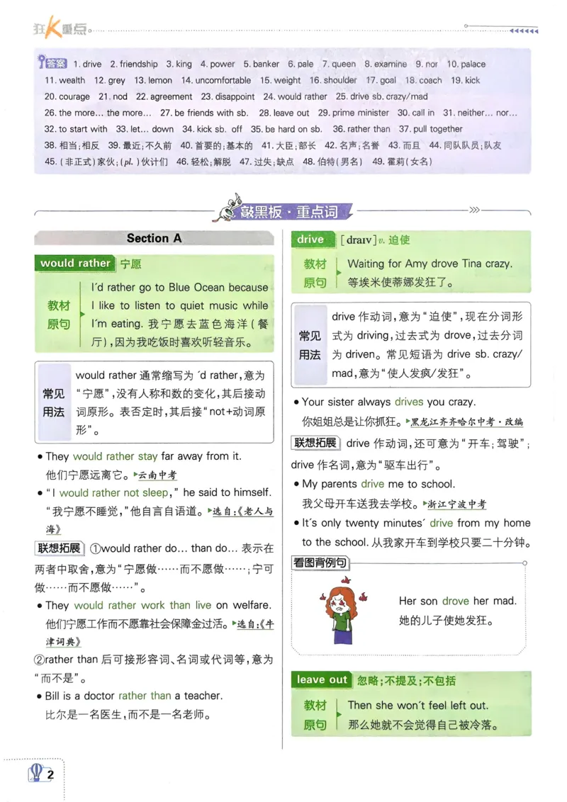 《2026《初中必刷题》英语9下(人教)狂K重点_2026版初中《必刷题》7-9年级上下册册（全科）（多版本合集）_初中必刷题下册_2026版初中《必刷题》9年级下册（全科）》第4页预览