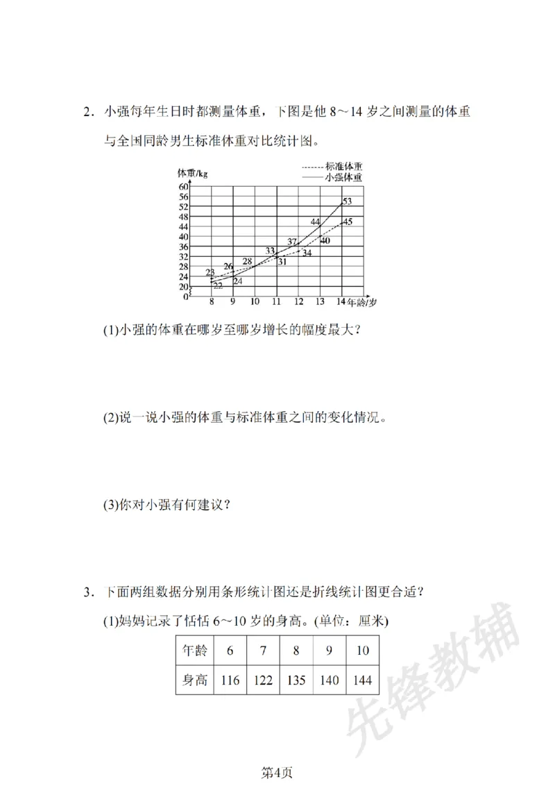 《五年级（下）数学第七单元测试卷._5年级下册同步教辅_5下数学_五下数学人教版试卷》第4页预览