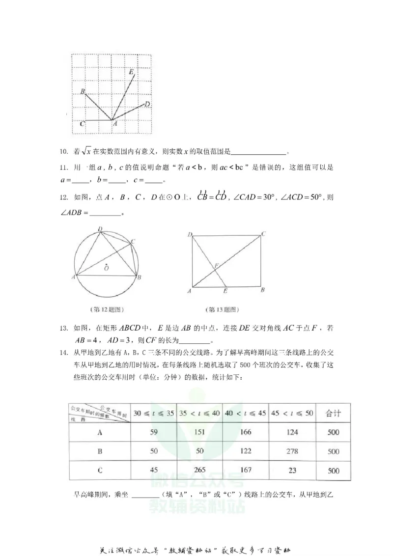 《2018北京市中考数学真题及答案_初高中资料库_初中资料库（转存避免链接过期失效）_初中数学》第3页预览