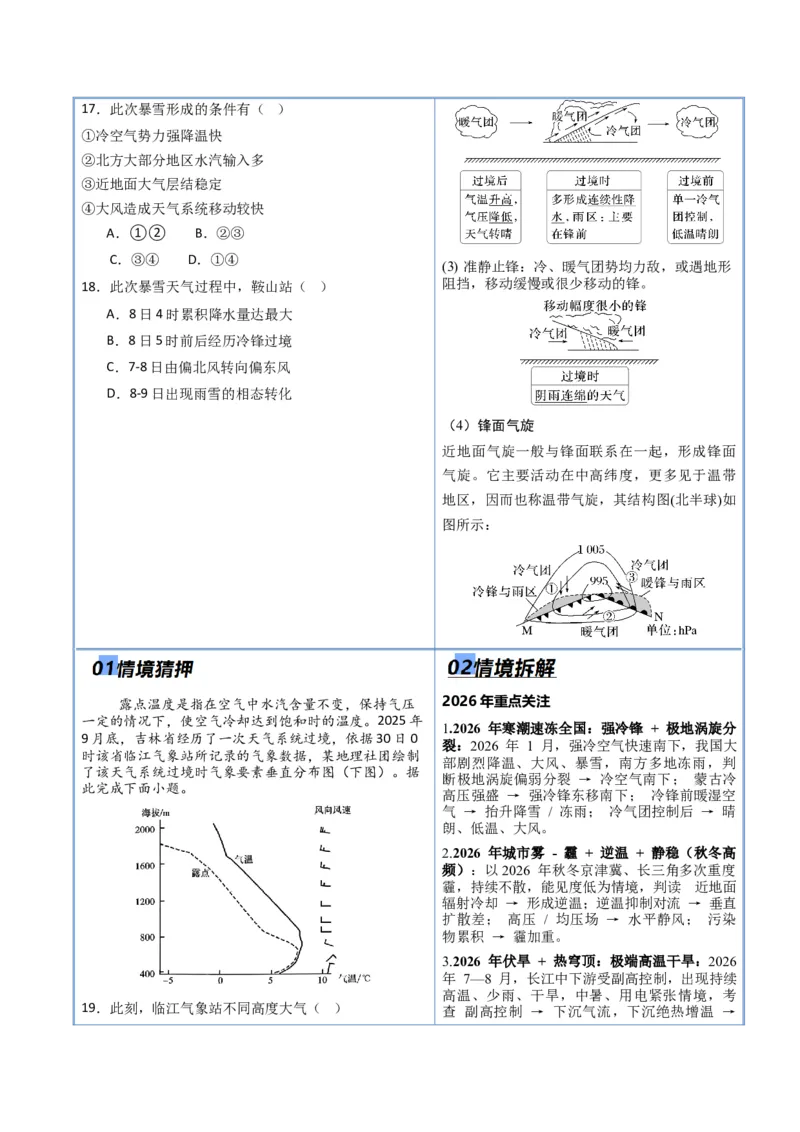 《专题02地球上的大气（抢分专练）（解析版）_地理_2026年-地理高考专项复习_2026年高考地理终极冲刺讲练测（黑吉辽蒙专用）-G466_2026版》第10页预览