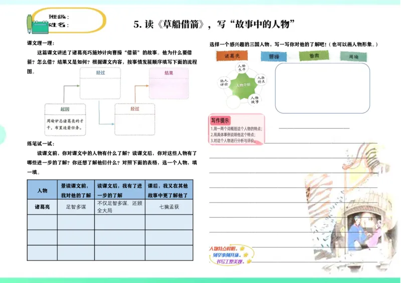 《五（下）语文全册小练笔_5年级下册同步教辅_5下语文_五下语文课课练+课课贴》第4页预览