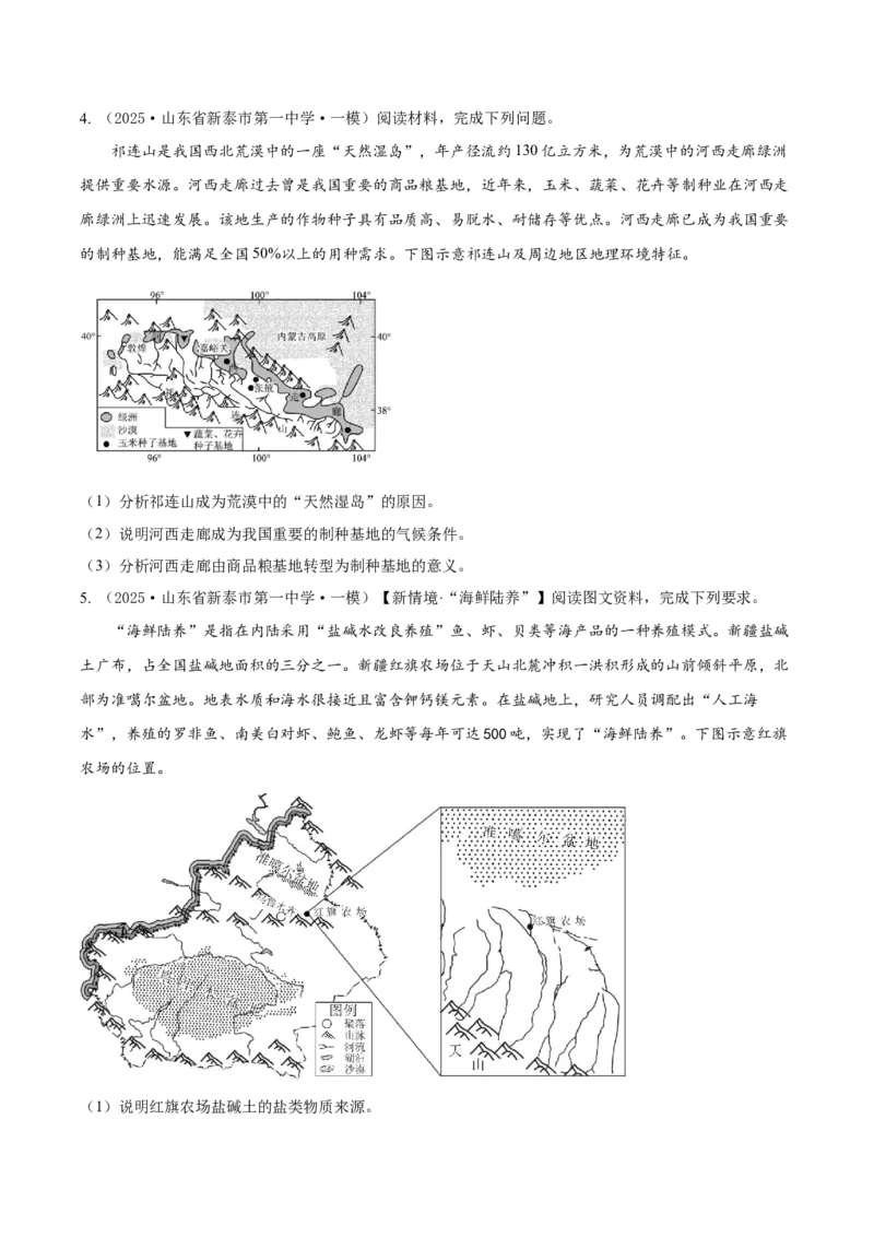 《专题08产业区位选择（高频非选择题）（学生版）_地理_2026年-地理高考专项复习_2025年高考地理一模试题分类汇编（新高考通用）》第3页预览