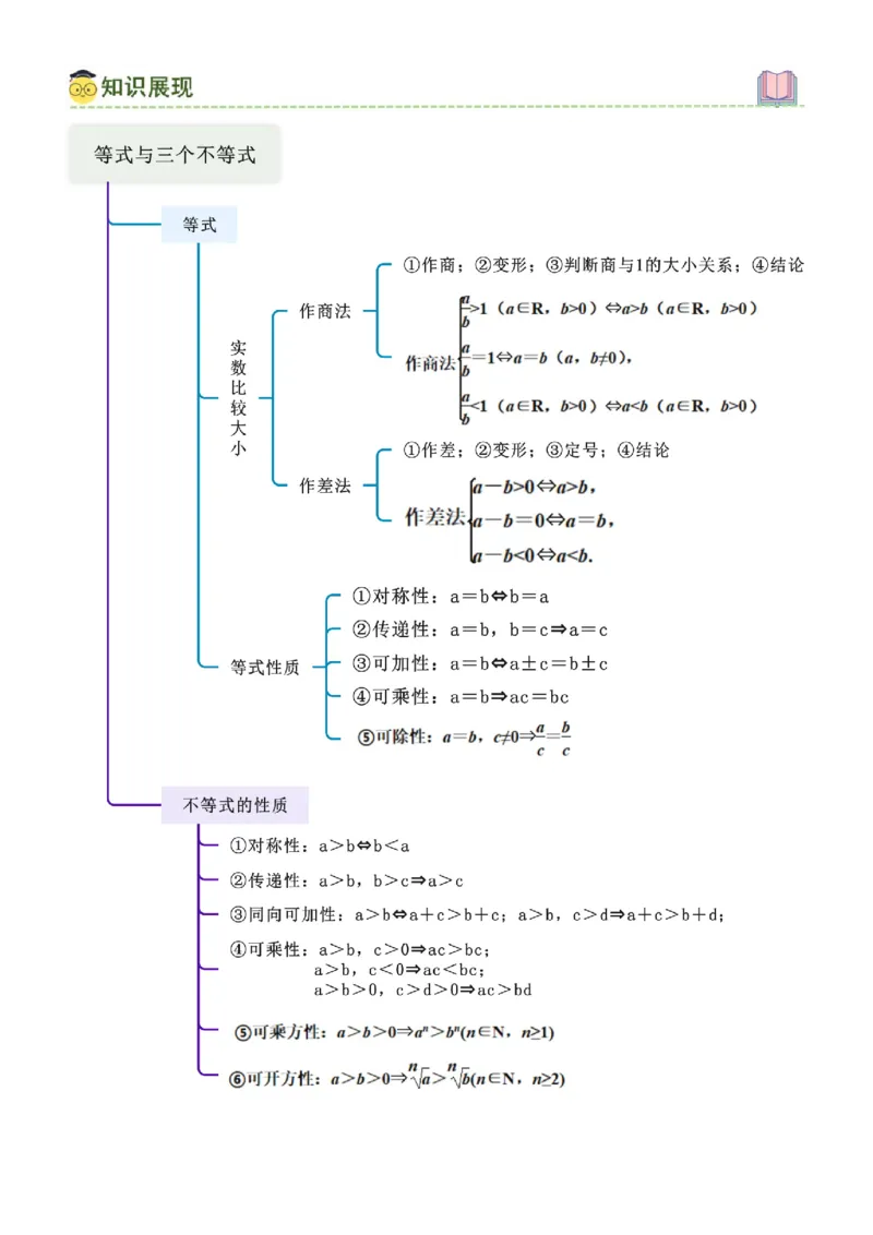 《1.3等式性质与不等式性质（学生版）_数学_一轮复习_2025年_2025年高考数学一轮复习《题型转练》系列（新高考新题型）_资料》第2页预览
