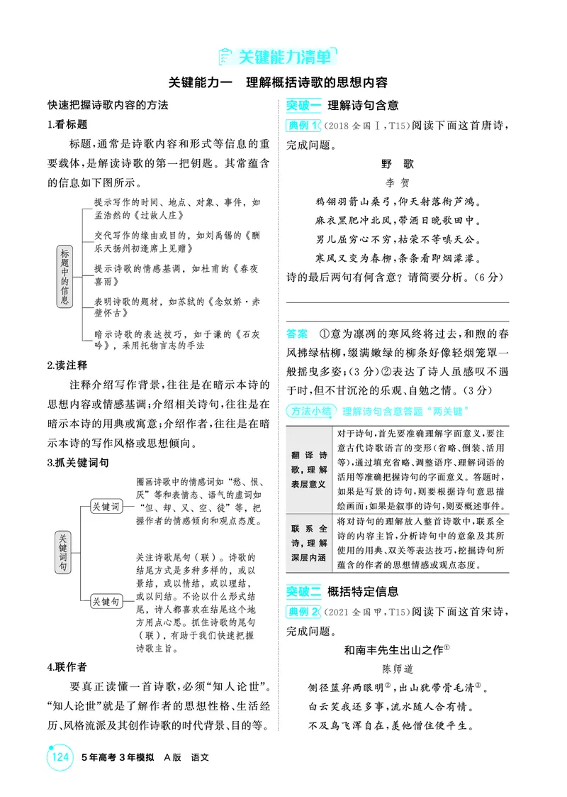 《1_精讲册——专题四　古代诗歌阅读_2026版教学资源包_202653高考总复习A版_浙江版_2026版.浙江版.高考总复习.语文.5·3A版_图书电子资源_专题四古代诗歌阅读_3_PDF教参电子书》第2页预览