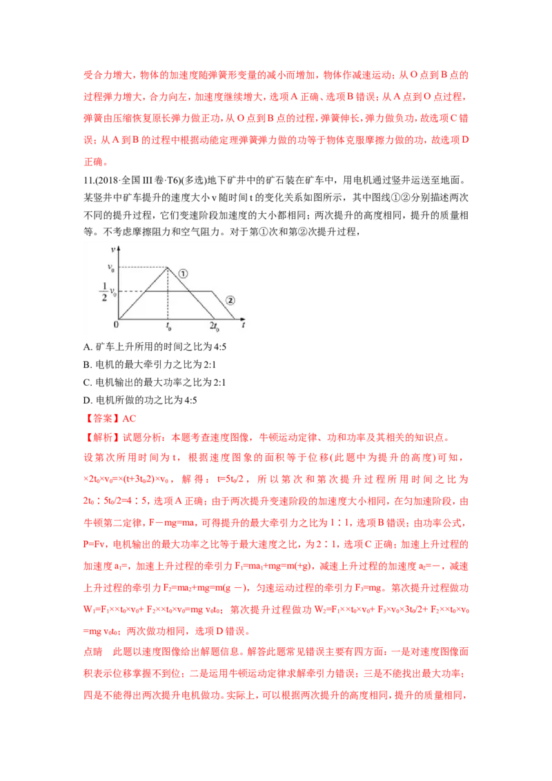 《2010-2019年高考物理真题分专题训练专题07功、能（教师版含解析）_初高中资料库_高中资料库（转存避免链接过期失效）_高中物理》第7页预览