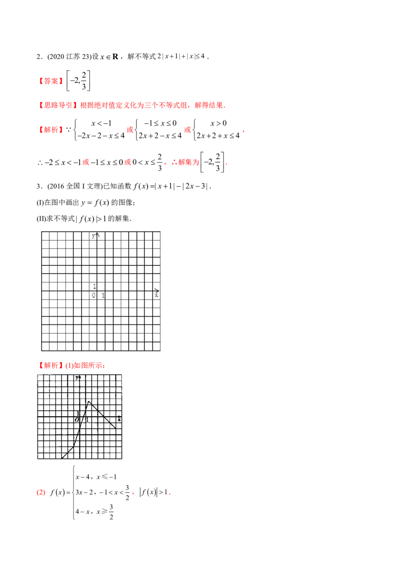 《2011-2020年高考数学真题分专题训练专题35不等式选讲（教师版含解析）_初高中资料库_高中资料库（转存避免链接过期失效）_高中数学》第4页预览
