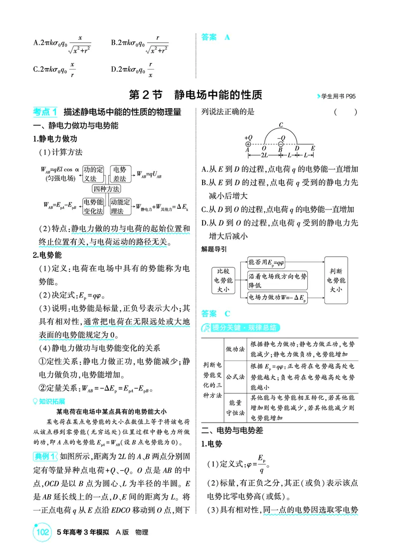 《1_精讲册PDF09-第9章静电场_2026版教学资源包_202653高考总复习A版_新高考_物理_教师A版2026年.新高考版.物理.53_二、教师用书PDF_第9章静电场_2_精讲册PDF》第5页预览