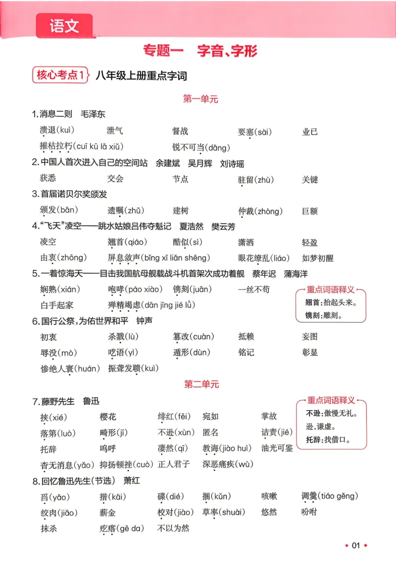 《2026秋《一本•预备新初二》语数英开学考__2026秋初中教辅合集_2027一本系列_2027《一本•预备新初二开学考》3科（语数英）合订》第4页预览