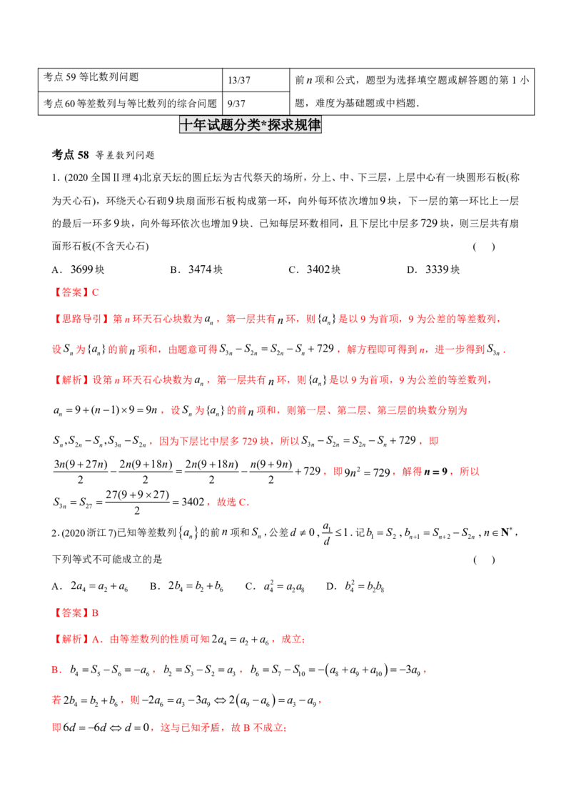 《2011-2020年高考数学真题分专题训练专题18等差数列与等比数列（教师版含解析）_初高中资料库_高中资料库（转存避免链接过期失效）_高中数学》第3页预览
