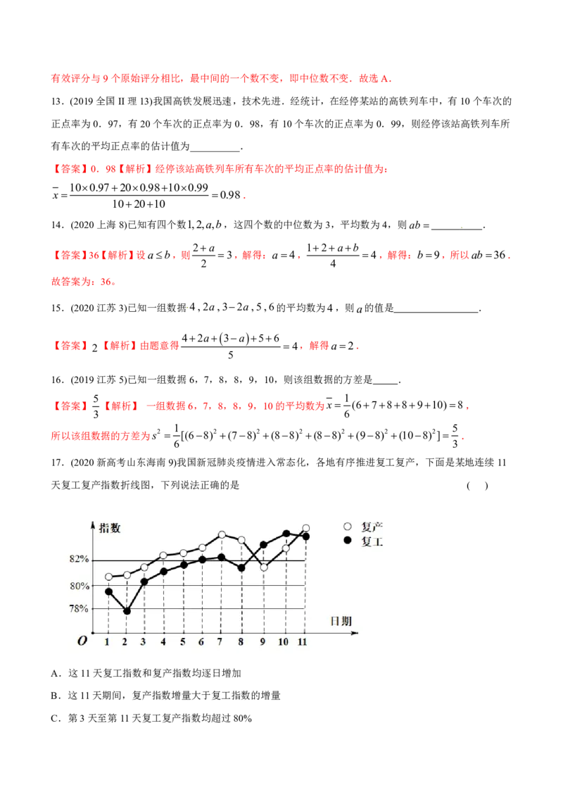 《2011-2020年高考数学真题分专题训练专题32概率和统计理（教师版含解析）_初高中资料库_高中资料库（转存避免链接过期失效）_高中数学》第6页预览