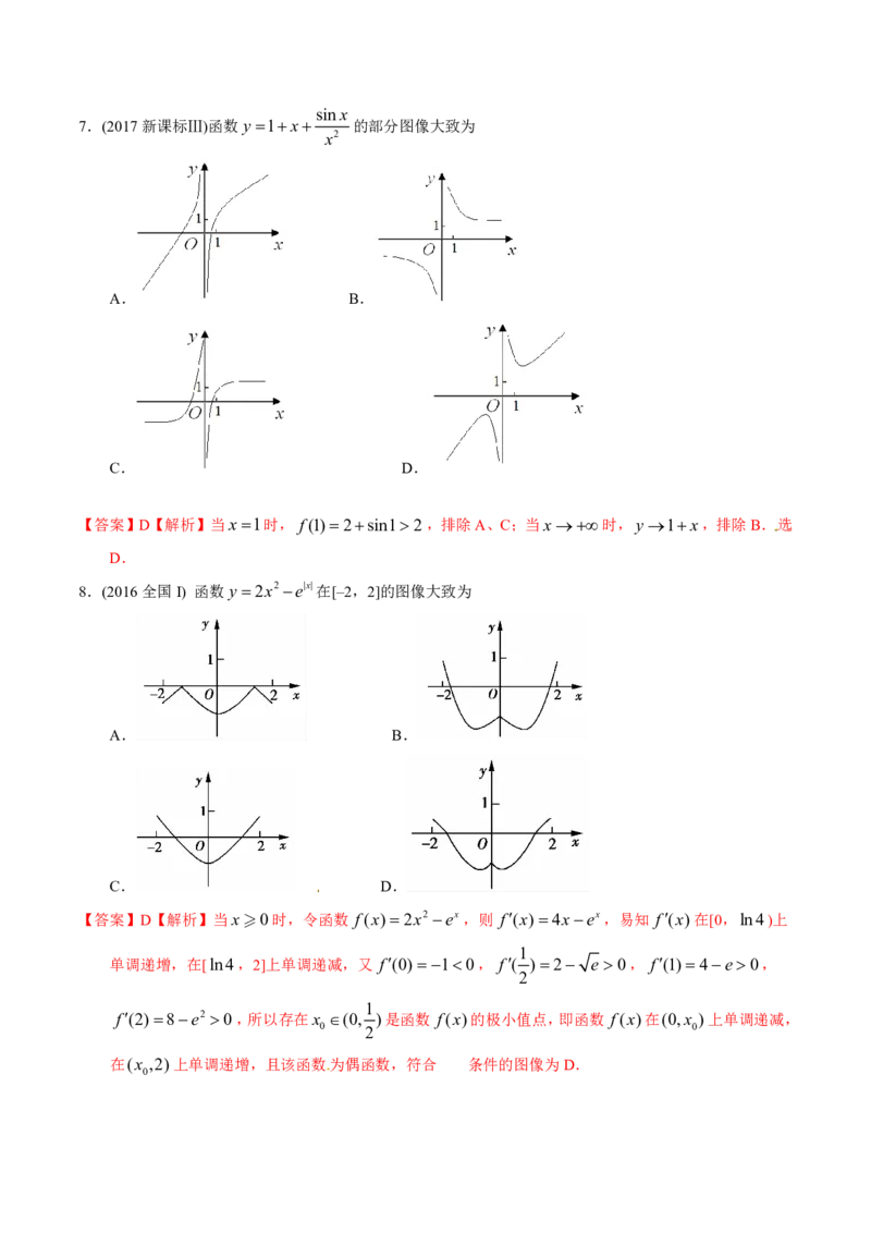 《2011-2020年高考数学真题分专题训练专题05函数图象（教师版含解析）_初高中资料库_高中资料库（转存避免链接过期失效）_高中数学》第5页预览