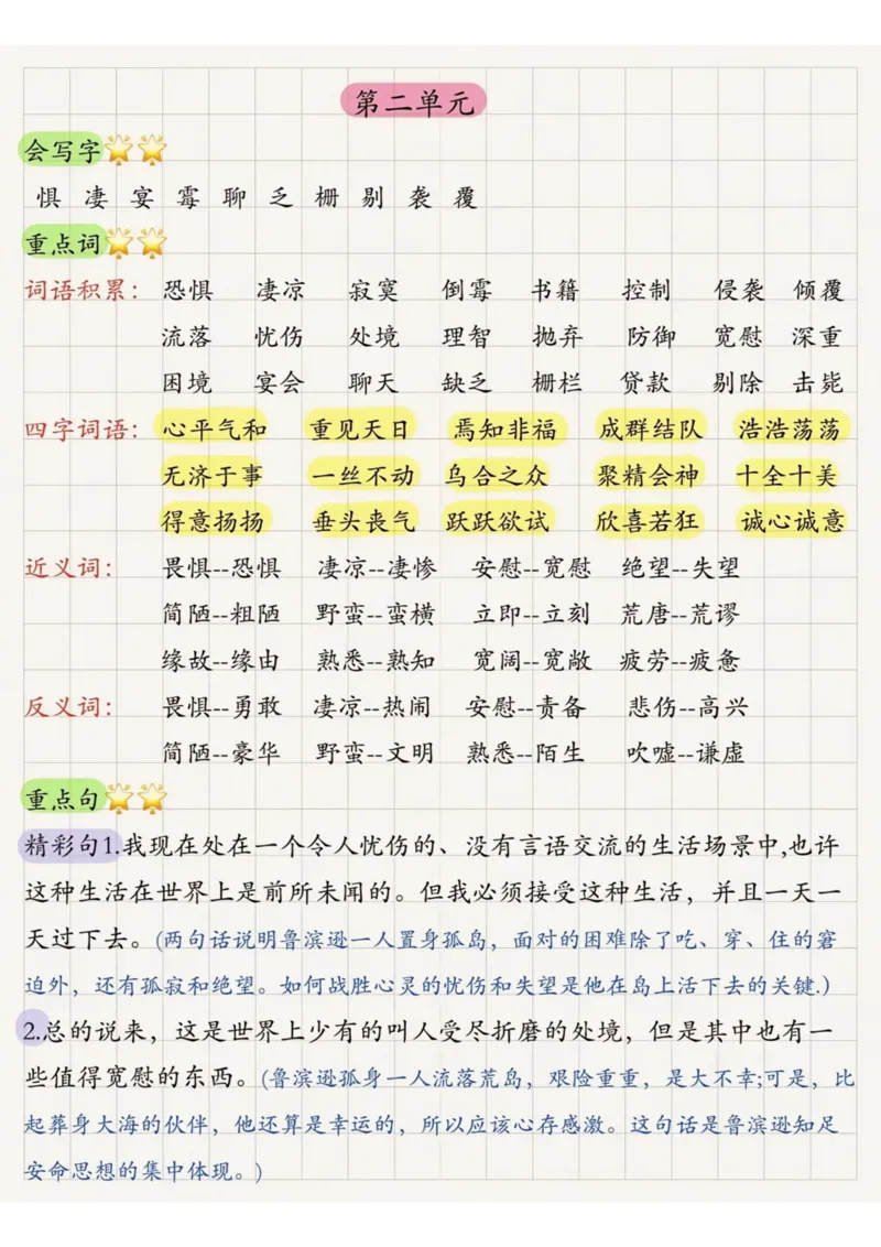 《六年级下册语文1-4单元知识点汇总_6年级下册同步教辅_6下-语文_六下语文知识点总结》第4页预览