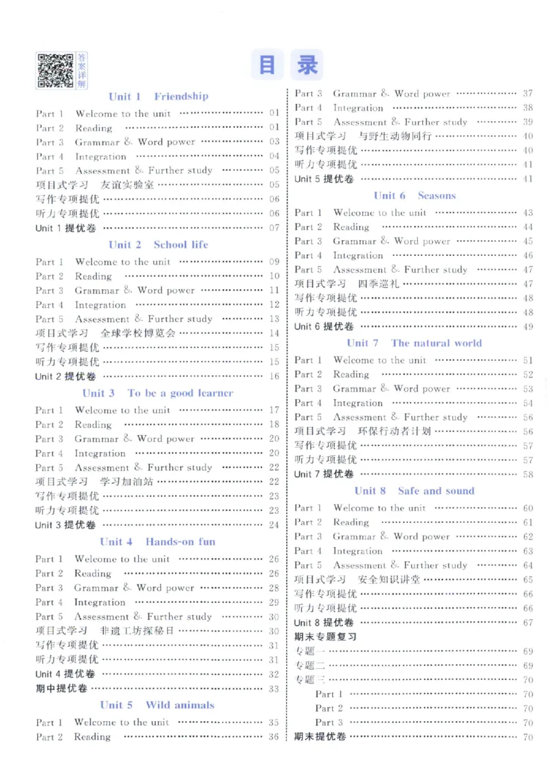 《2027《经纶学霸•4星学霸题中题》8上英语（苏科版）答案_2026秋初中教辅合集_2027经纶学霸_20274星学霸_2027《经纶学霸•4星学霸题中题》8上英语（苏科版）》第2页预览