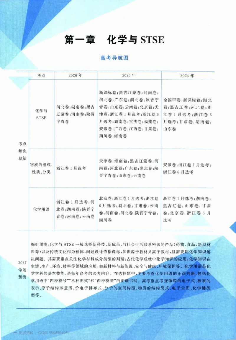 《2027高考化学1300题习题_26.07.082027届育甲高考真题汇编》第10页预览
