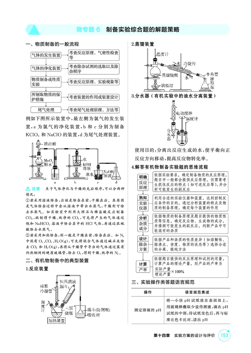 《2_精讲册-第十四章　实验方案的设计与评价_2026版教学资源包_202653高考总复习A版_山东版_2026版.山东版.选考总复习.化学.5·3A版_二、教师用书PDF_第十四章实验方案的设计与评价》第5页预览