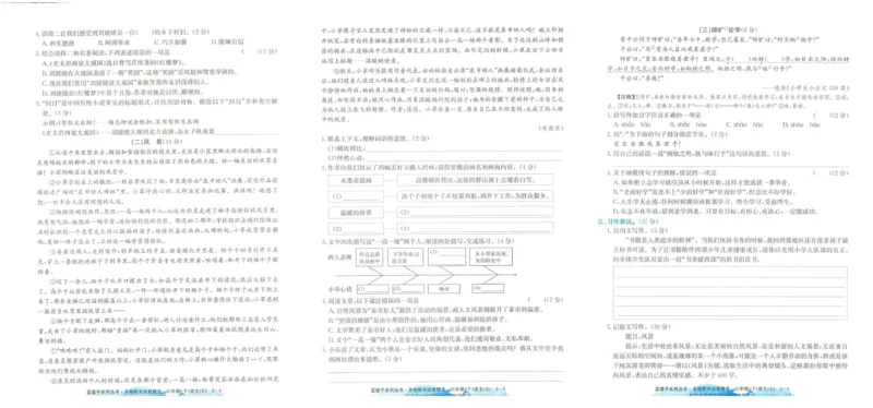 《六下语文-孟建平各地期末试卷精选整理(1)_6年级下册同步教辅_6下-语文_六下语文单元+期中+期末卷_六下语文期末卷》第7页预览