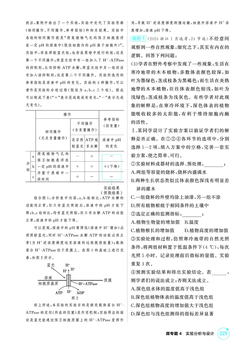 《2_精讲册-微专题4实验分析与设计_2026版教学资源包_202653高考总复习A版_广东版_2026版.广东版.选考总复习.生物.5·3A版_微专题_微专题4实验分析与设计_4_PDF教参电子书》第2页预览