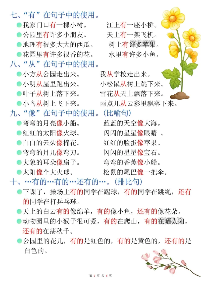 《新版•1上语文《预习知识点》总结_26秋小学语文《精选合集》_新版•1年级语文《精选合集》上册_新版•1上语文《重点汇总》》第5页预览
